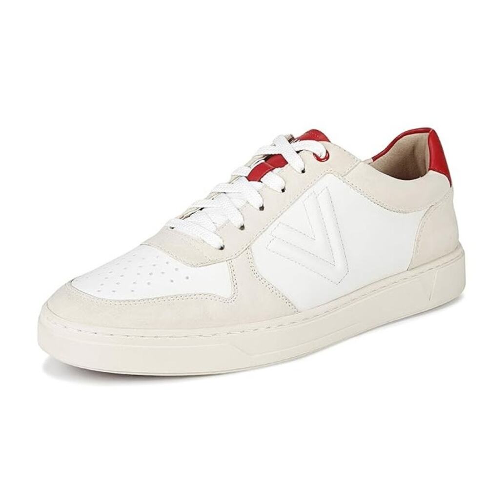 VIONIC Mens Lucas Court Oxford Sneakers US 11.5 M EU 44.5 Cream Leather GUC
